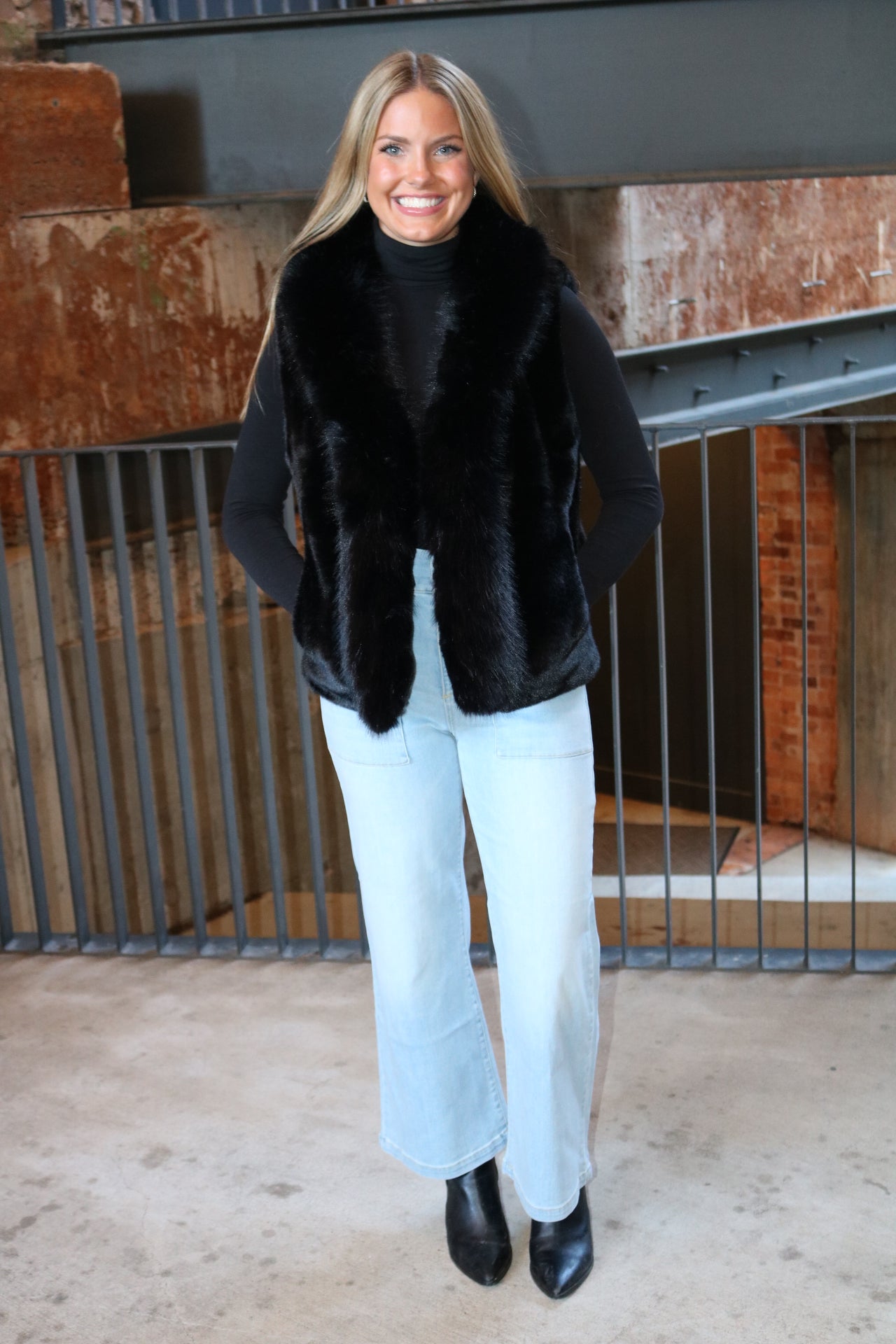 Stewart Faux Fur Vest