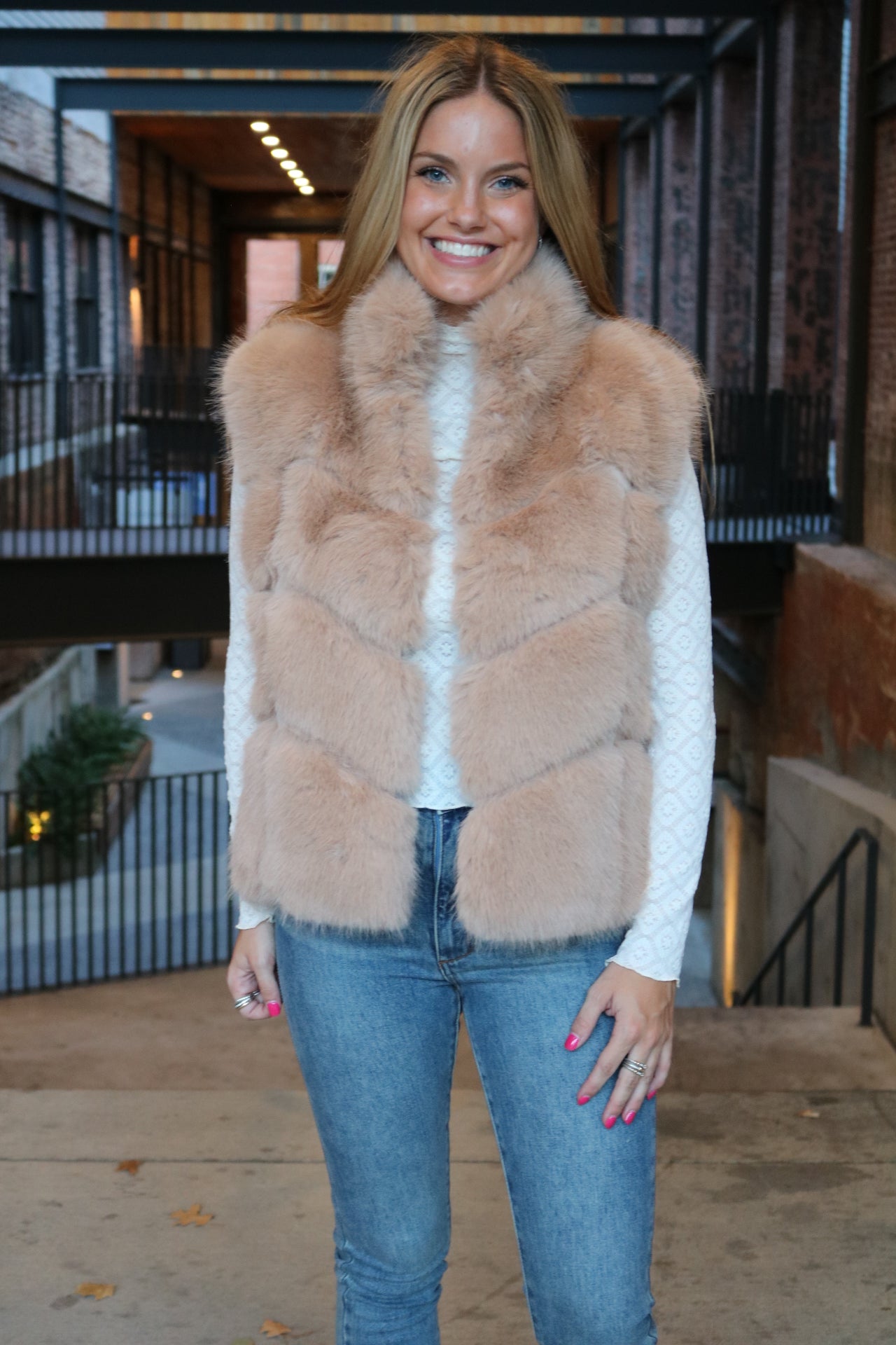 Rosario Faux Fur Vest