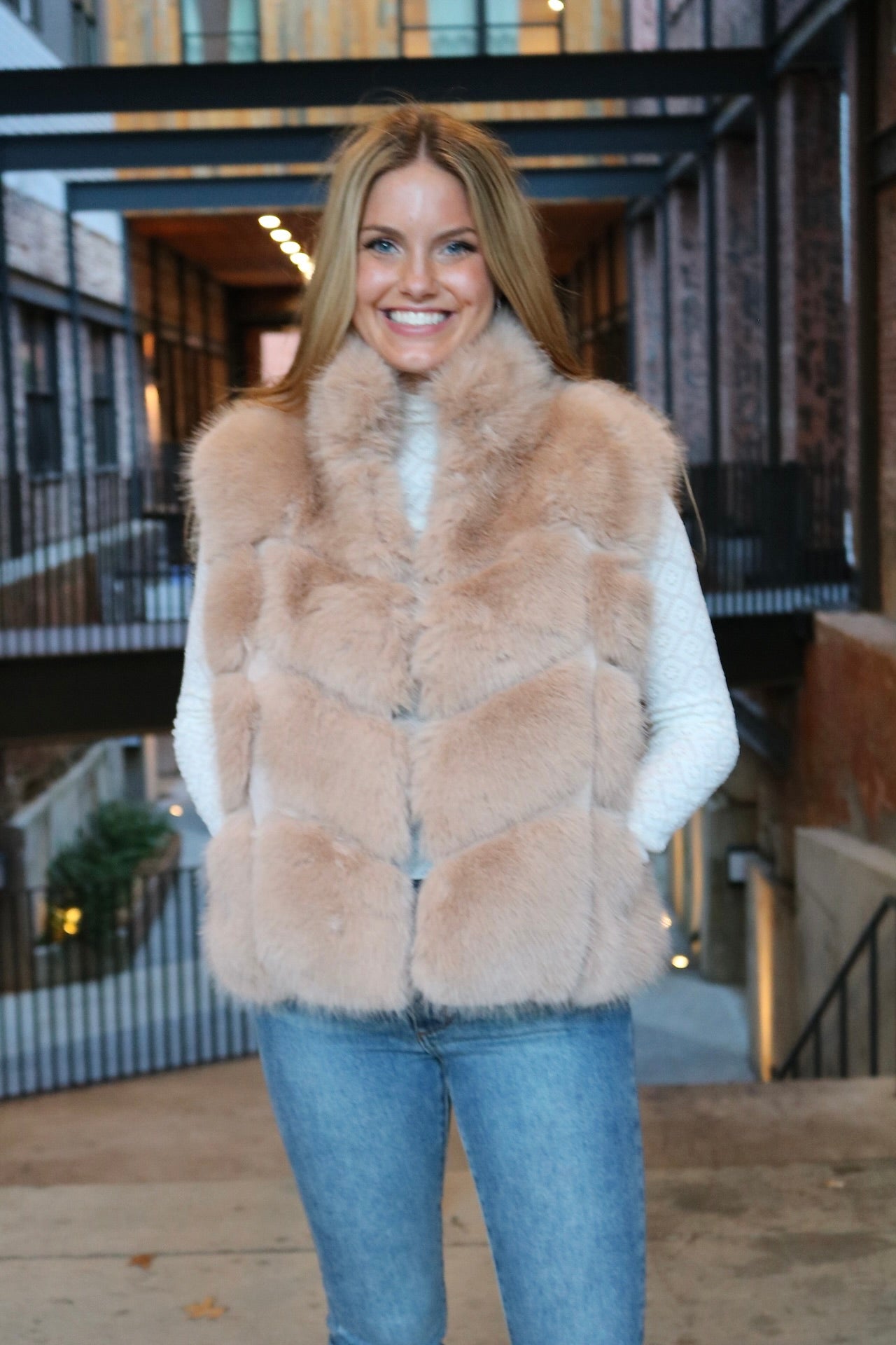 Rosario Faux Fur Vest