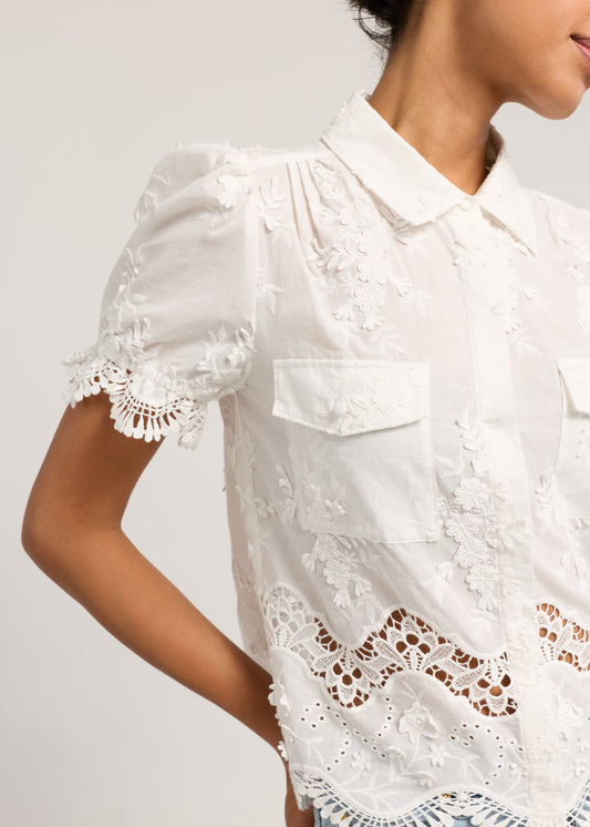 MINA 3D VOILE SHIRT
