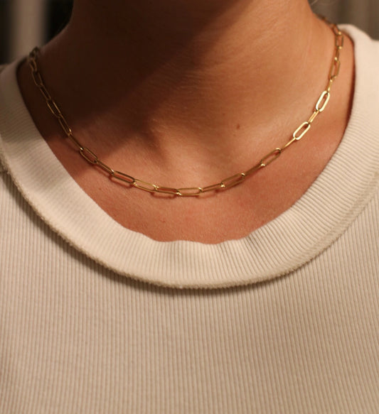 Paperclip Chain Necklace
