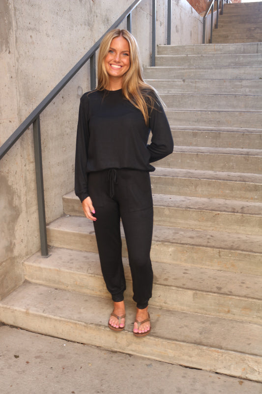 Dream Jersey Crew Neck Lounge Set