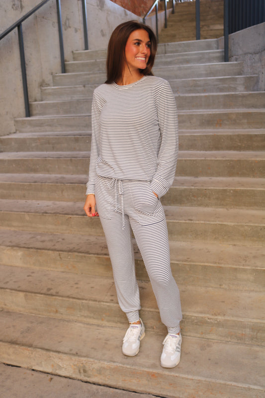 Dream Jersey Crew Neck Lounge Set