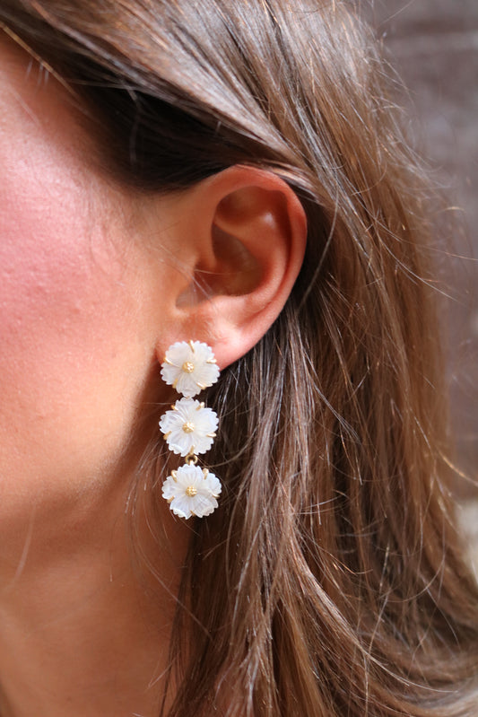 Mermaid Garden Drop Earrings