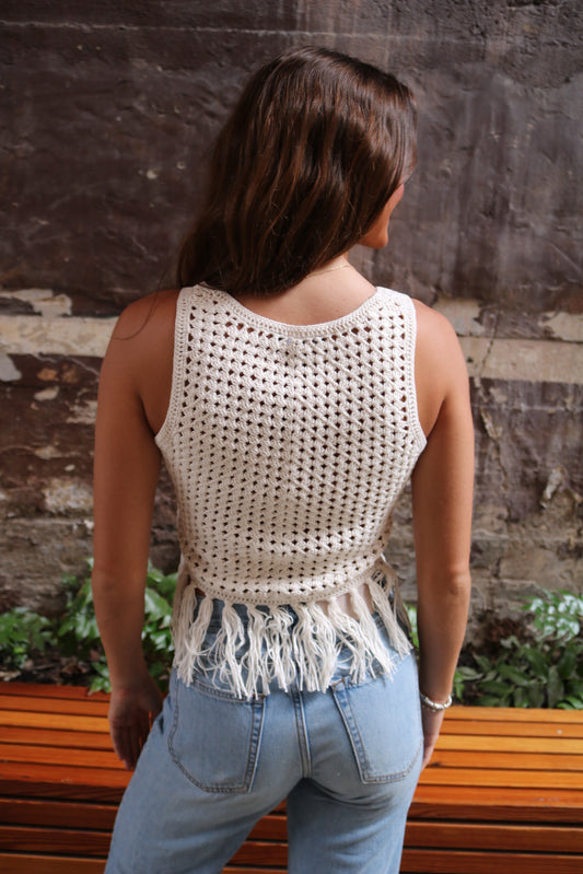 Ginger Crochet Tank
