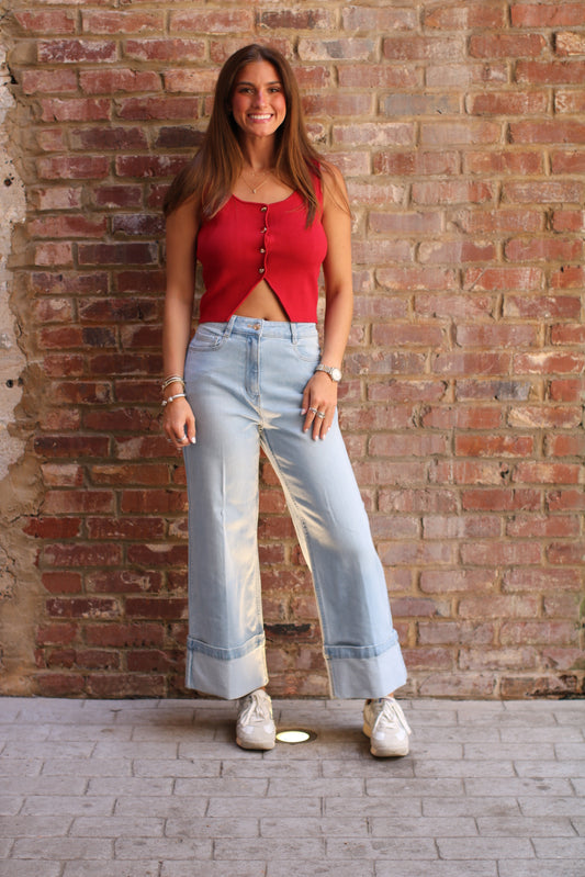 Mara Button Down Tank