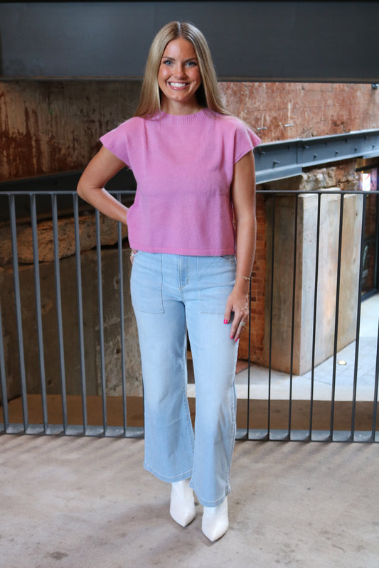 Jane Cashmere Crew Neck Tee