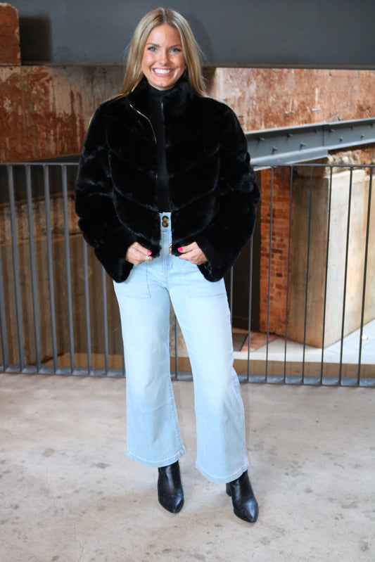 Brianna Faux Fur Jacket