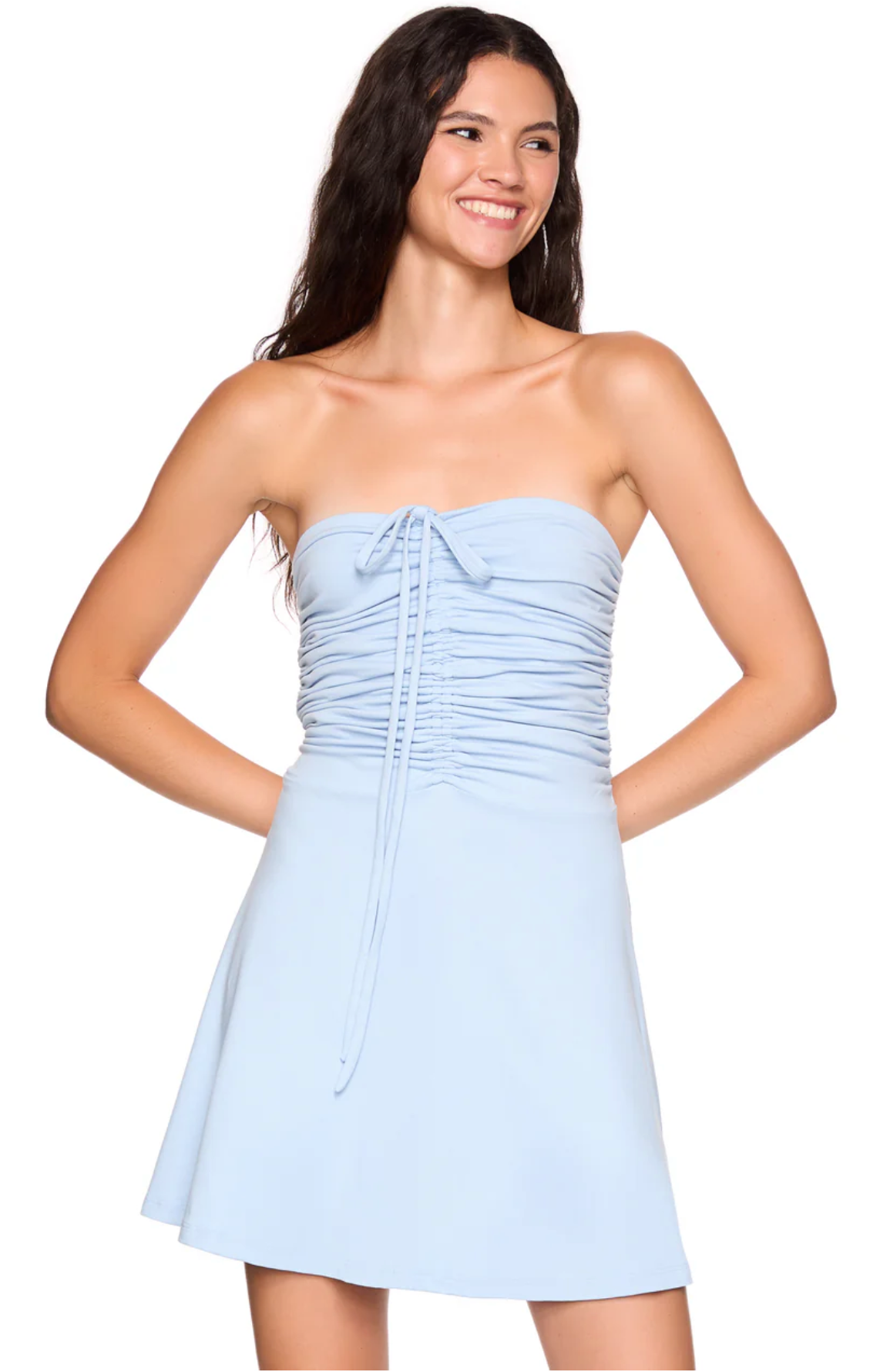 Gathered Two-Way Dress