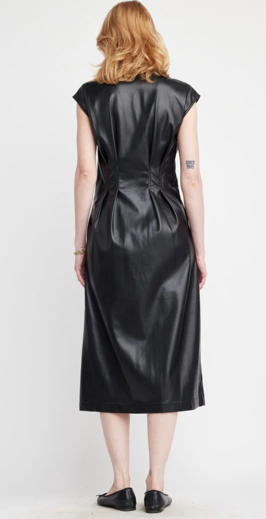 Jamila Vegan Leather Dress