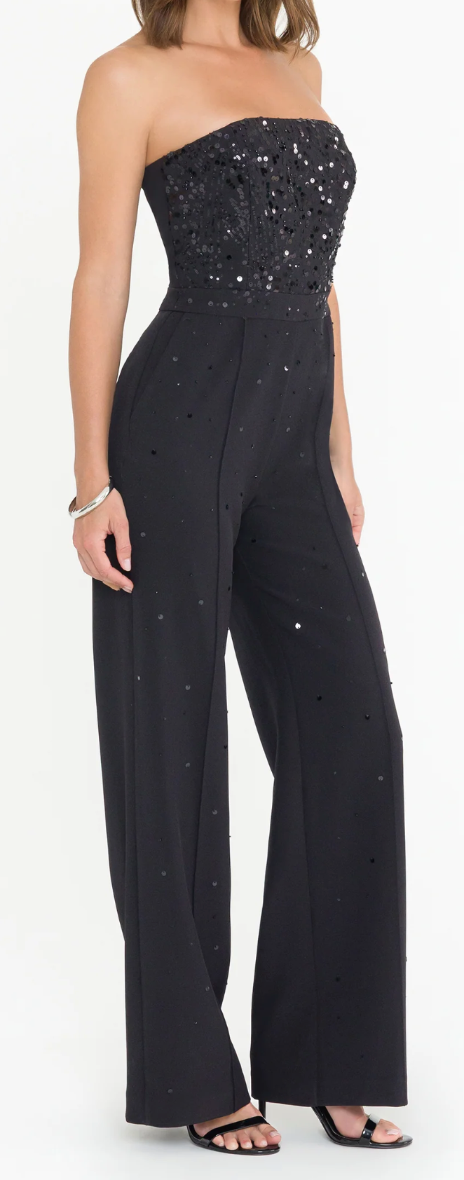 Casey Embroidered Crepe Jumpsuit