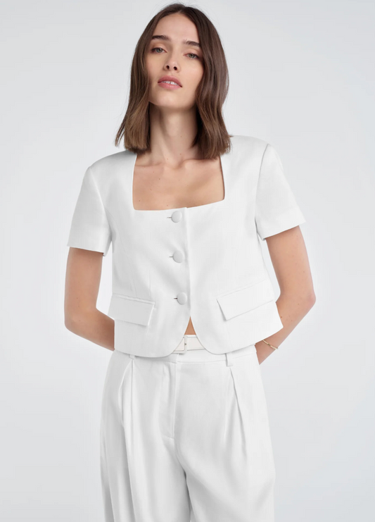 The Mayfair Linen Top
