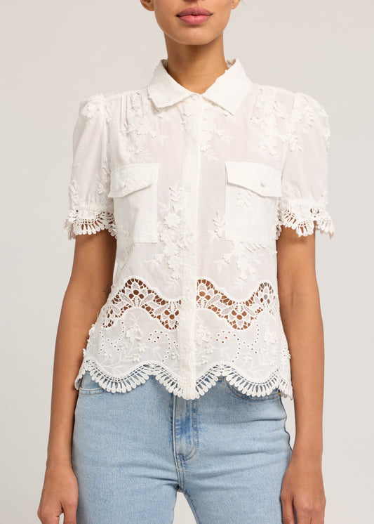 MINA 3D VOILE SHIRT