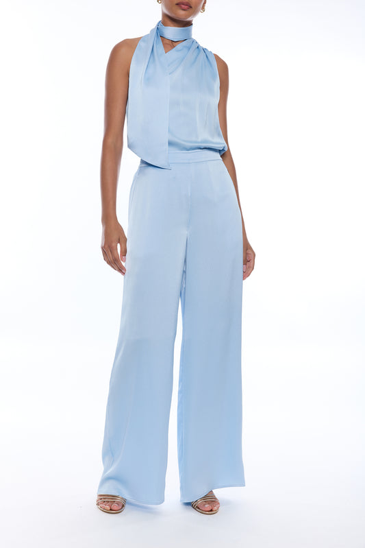 KELELA HAMMERED SATIN PANTS